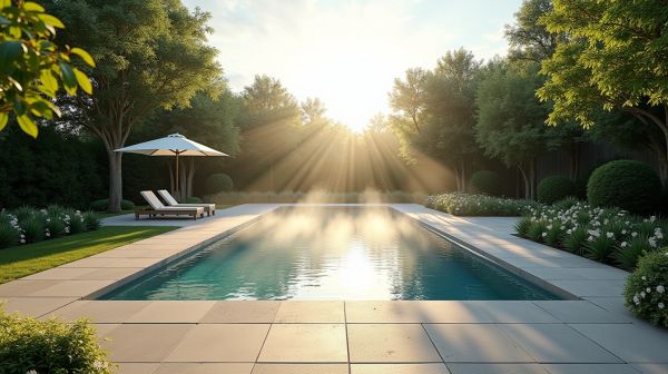 Choisir une piscine coque rectangulaire : pour un jardin moderne