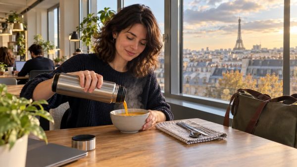 Idées de repas chauds sans micro-ondes au bureau