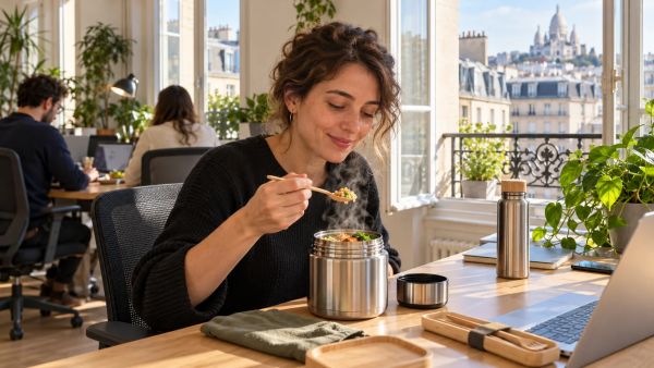 Idées de repas chauds sans micro-ondes au bureau