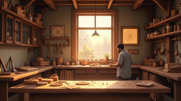 Le menuisier, son atelier et sa vitrine numérique
