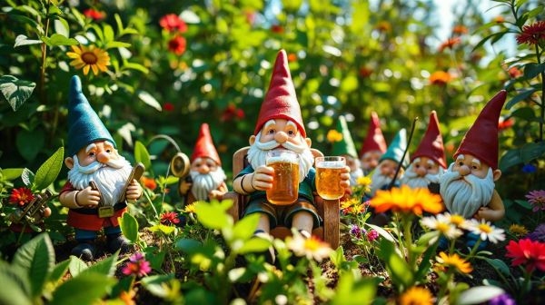 Les meilleurs nains de jardin humoristiques pour votre jardin