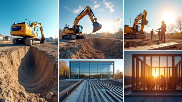 Suivre un chantier en images, du terrassement à la livraison