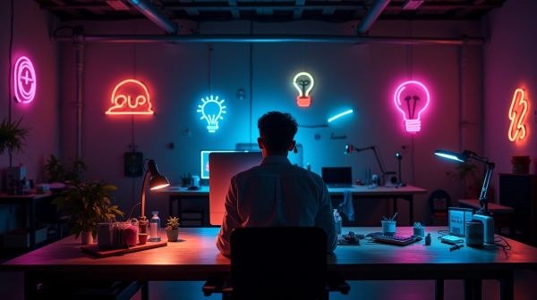 Transformez vos idées en néon sur mesure avec style