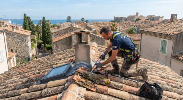 Urgence fuite toit : comment choisir un couvreur à Antibes